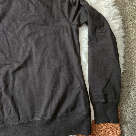 Lucky Brand Zip Up Hooded Sweatshirt Dark Gray Cherry Blossom XS - Picture 9 of 13